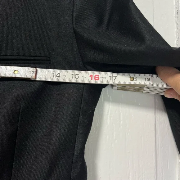 Zadig & Voltaire Bird Studded Back Black 2 Button Blazer Jacket size small - Picture 9 of 9